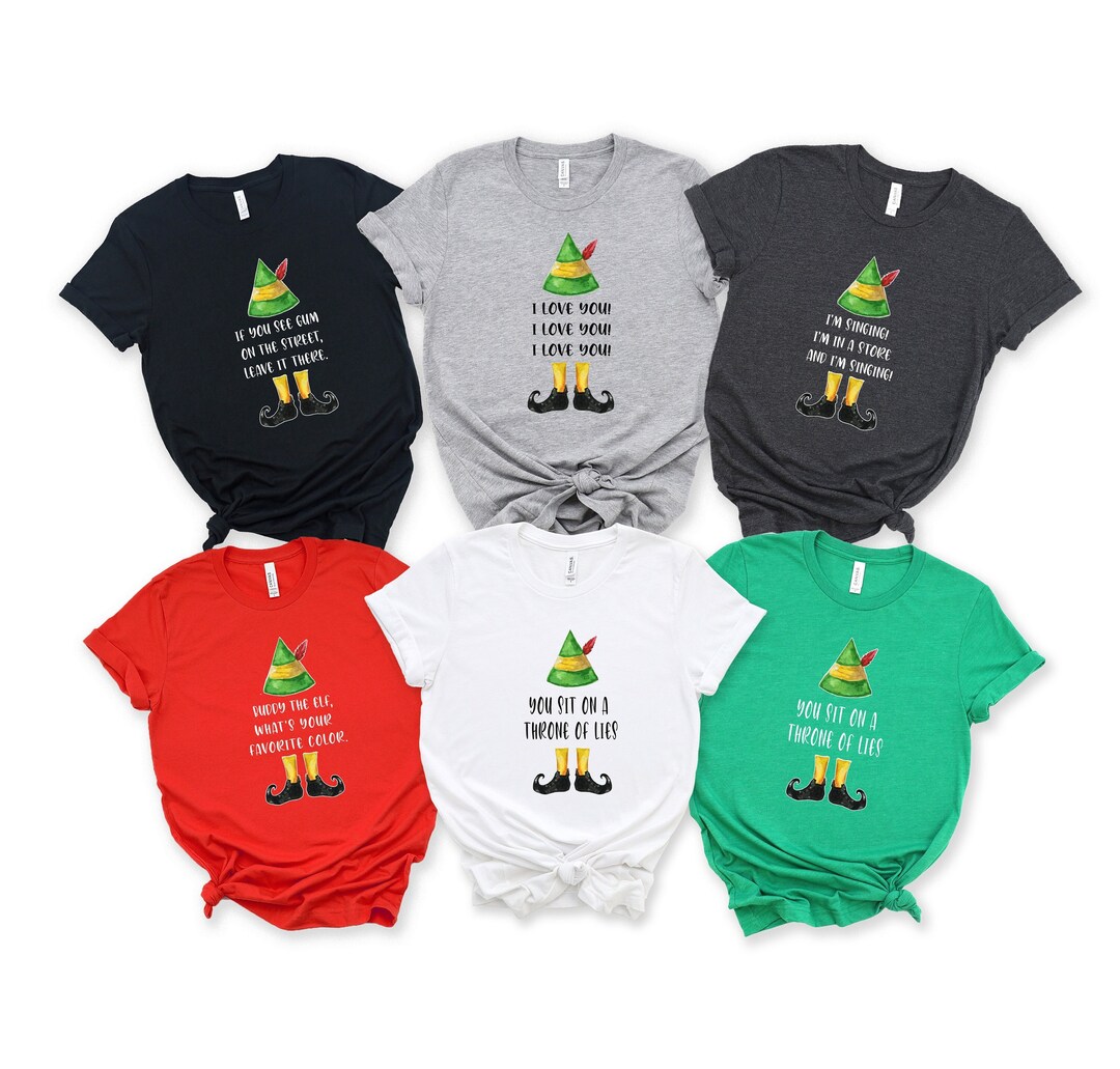 Buddy the Elf Shirts, Elf Movie Quote, Cotton Headed, Christmas Shirts
