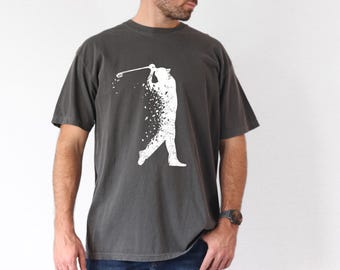 Cores confortáveis, camisa de golfe, camisa de golfe, presente para jogador de golfe, camisa para ele jogar golfe, camisa para a temporada de golfe, camisa para esposa de jogador de golfe, camisa para jogador de golfe