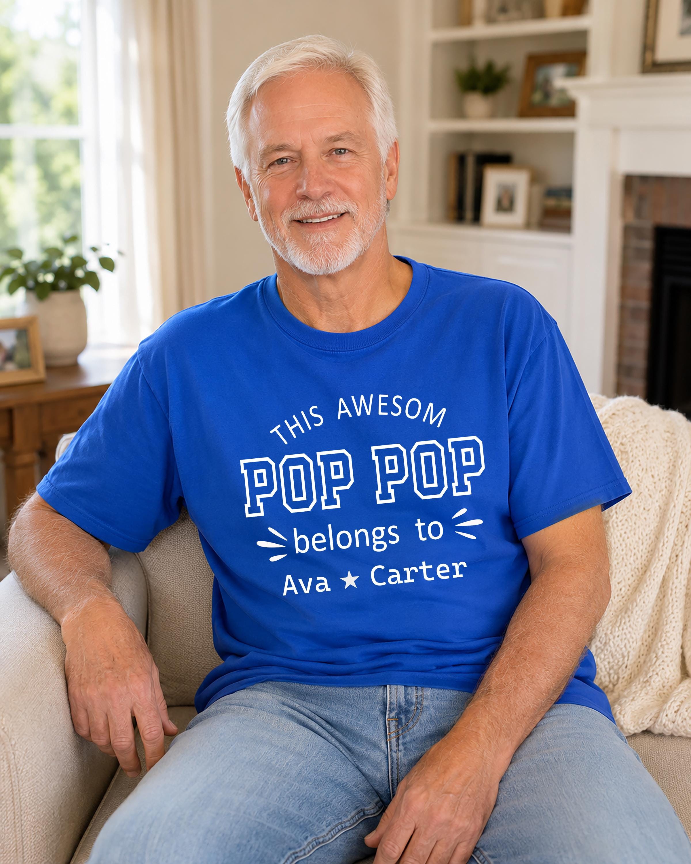 This Awesome Pop Pop Belongs to Shirt, Pop Pop Shirt, Poppop Gift