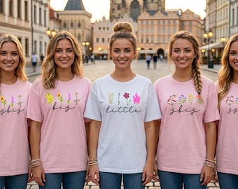 T-shirt Wildflower-studentenclub, Big Little Reveal-cadeau