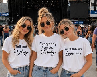 Boy Band Lyrics Shirt, Funny Group Shirt, Concert Tee