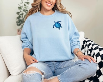 Turtle Hoodie, Sea Turtle Sweatshirt, Save the Turtles