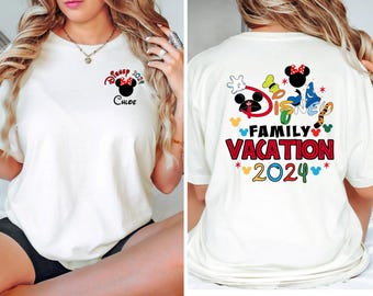 Disney 2025 Family Vacation Shirts, Disney Shirts, Mickey Castle 2025 Shirts, Disneyland Family Trip Shirt, Custom Disney Trip Shirt