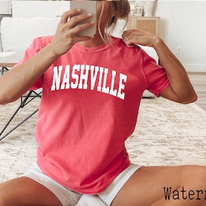 Comfort Colors, Nashville Shirt, Tennessee Shirt, Music City Shirt, Country Music Shirt, Nashville Gift, Girls Trip To Nashville, Nashville