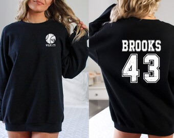 Aangepast baseballshirt moeder, gepersonaliseerde naam en nummer