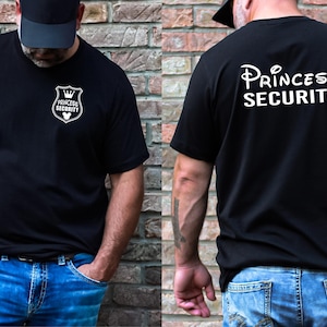 Princess Security Shirt, Disney Dad Shirt, Disney Shirt, Funny Dad Shirt, Boyfriend Birthday Gift, Disney Dad, Funny Disney Dad Shirt