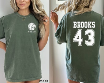 Comfort Colors, Baseball Mom Shirt, Custom Baseball Shirt, Baseball Custom Name Shirt, Personalized Baseball Shirt, Custom Baseball Shirt