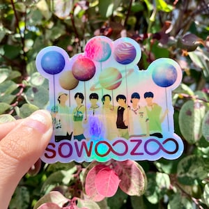 Holographic Weatherproof Galaxy Mikrokosmos Sticker - Inspired by Muster - Kpop inspired