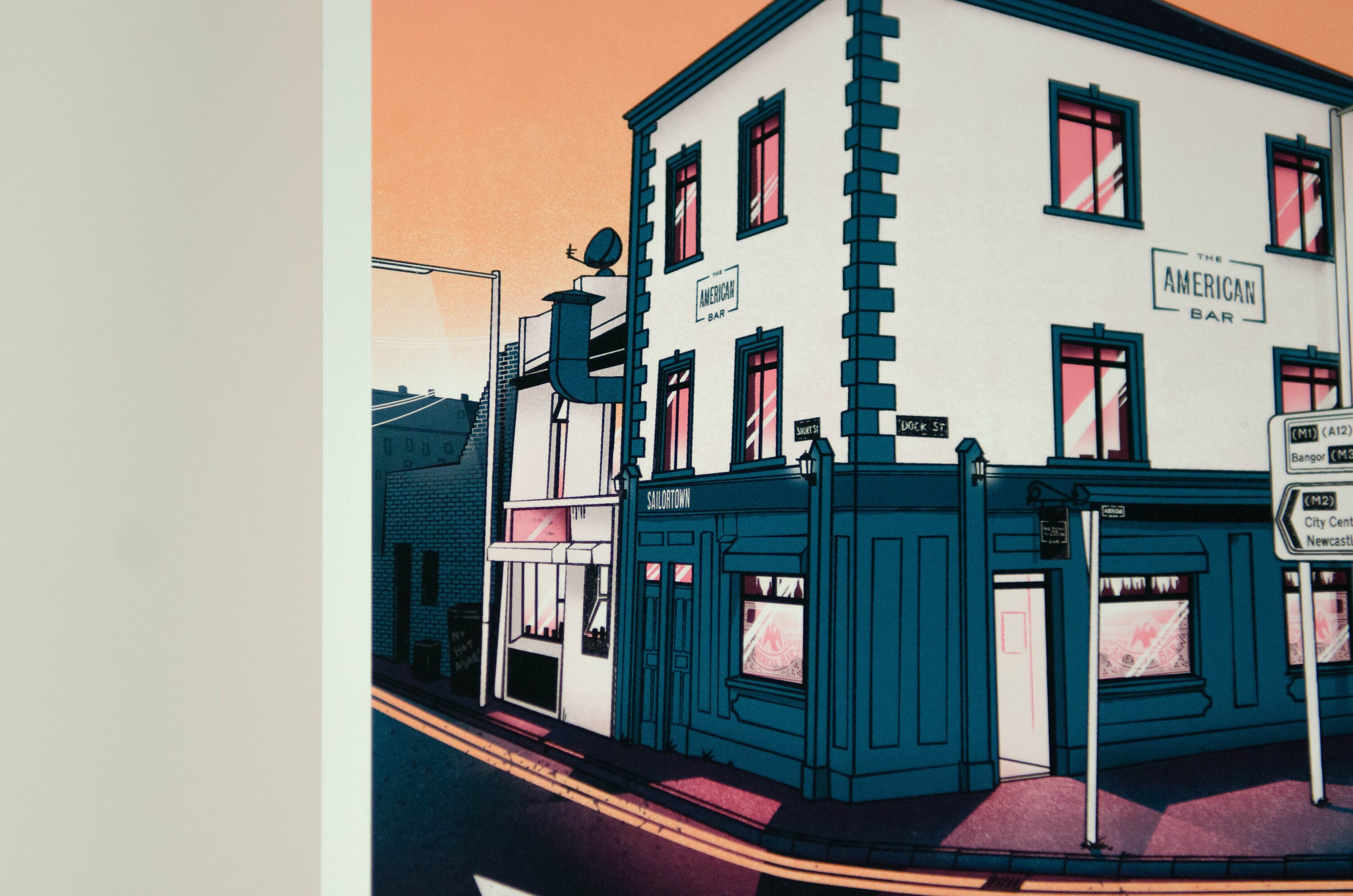 The American Bar Belfast Irlanda del Norte Etsy