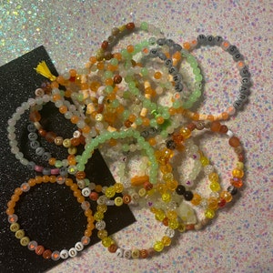 10pk RANDOMIZED Not So Scary INSPIRED beaded friendship Halloween party bracelets