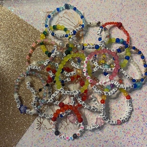 10pk RANDOMIZED Big Time Rush INSPIRED beaded friendship summer tour trading bracelets