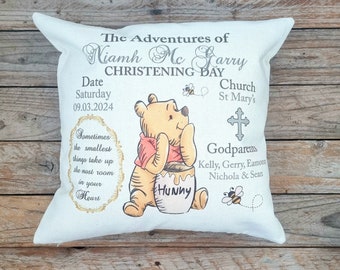 Winnie the Pooh( Christening gift, birthday, communion, or newborn gift.