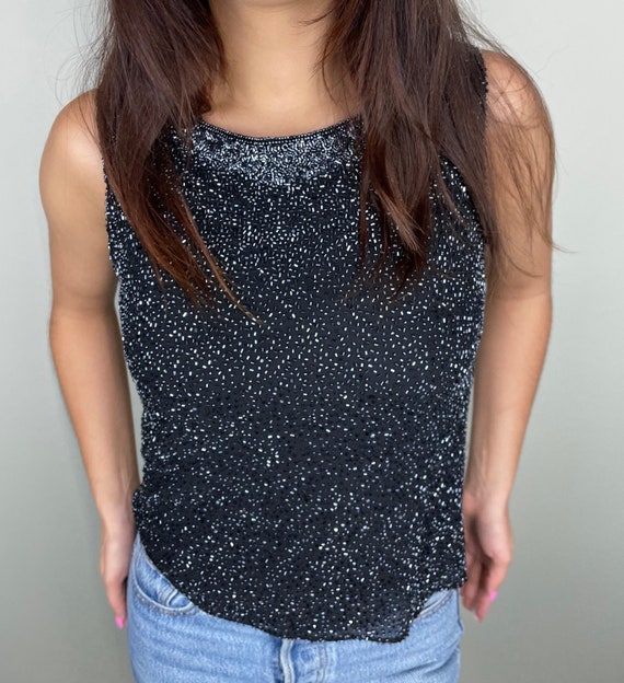 Over Silk Evening Tank Top 