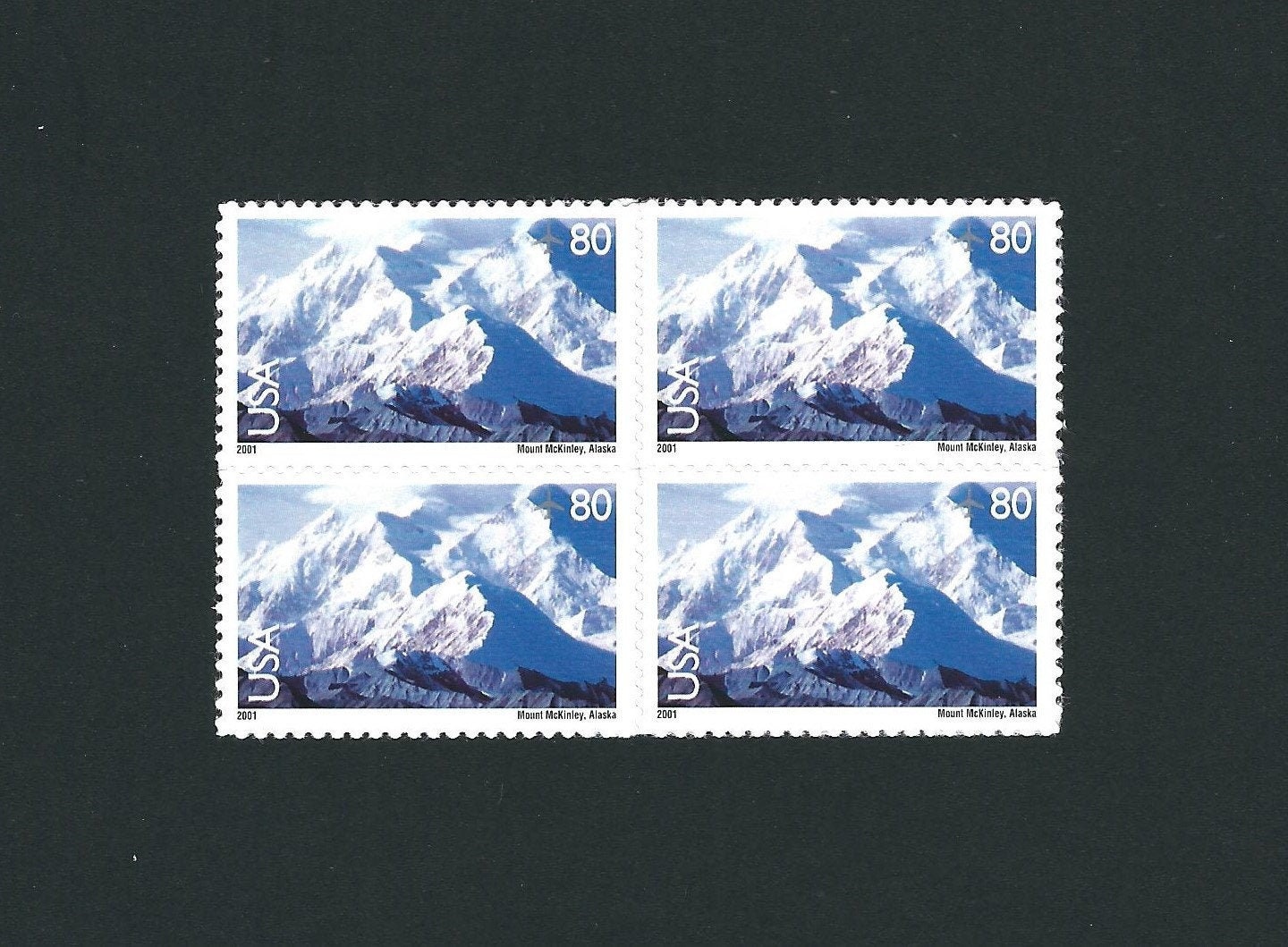 4 Mount McKinley Alaska Unused Vintage USPS Postage Stamps 80c Etsy