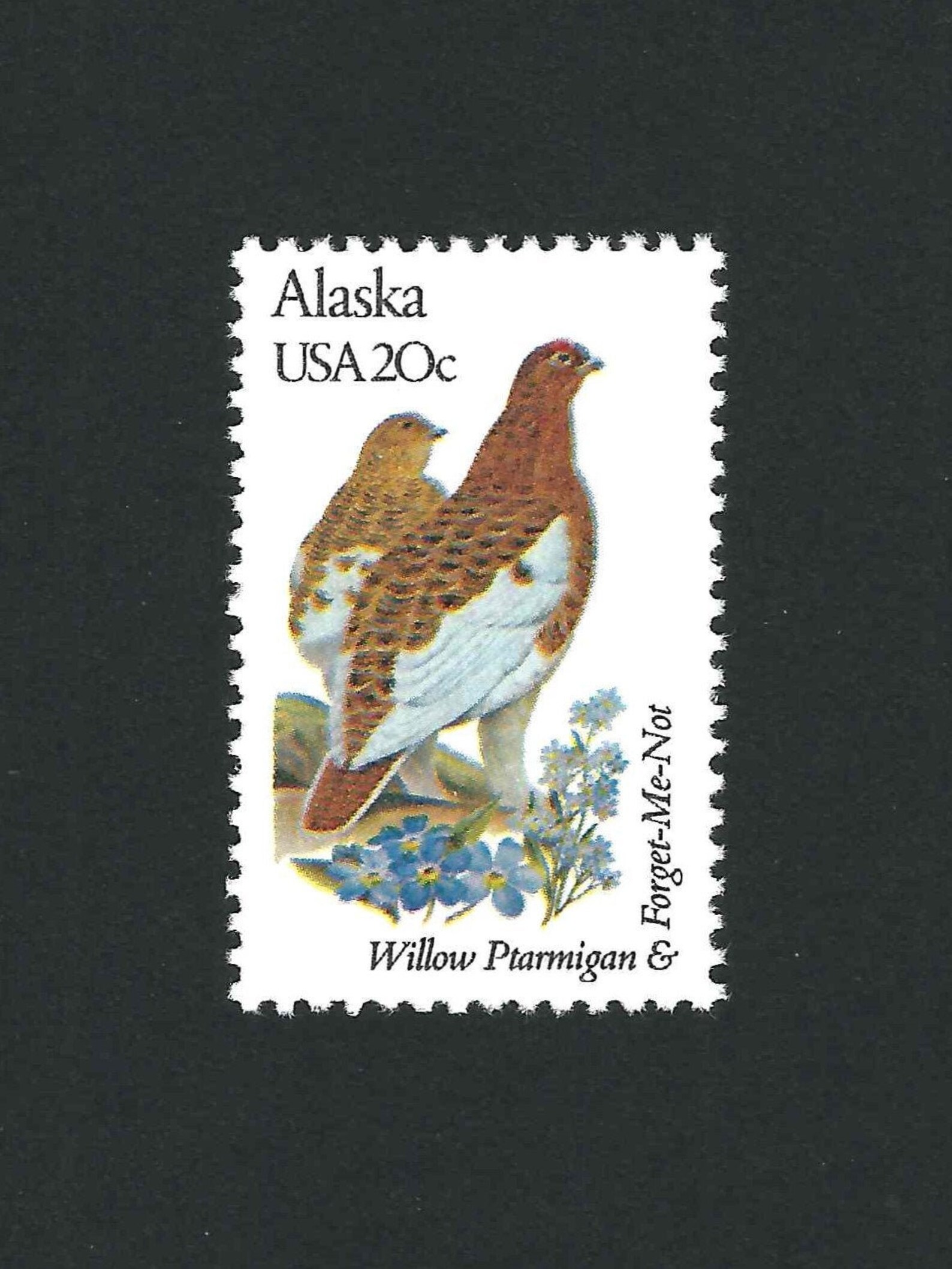 10 Alaska State Bird and Flower Unused Vintage USPS Postage Etsy