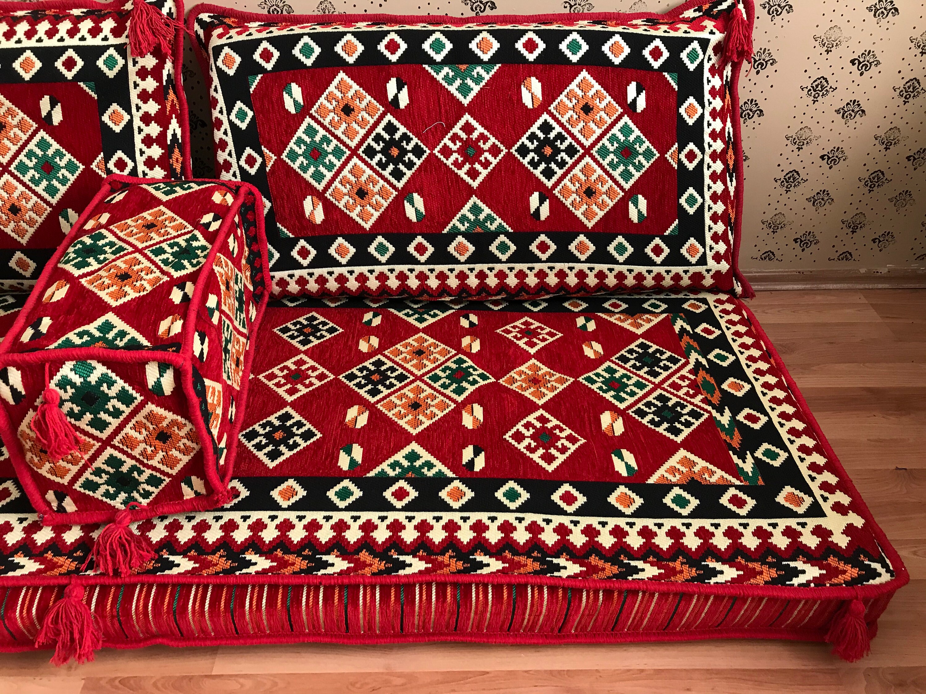 Turkish Sofa Set Floor Seating Cushion Covers Low Sofa Etsy