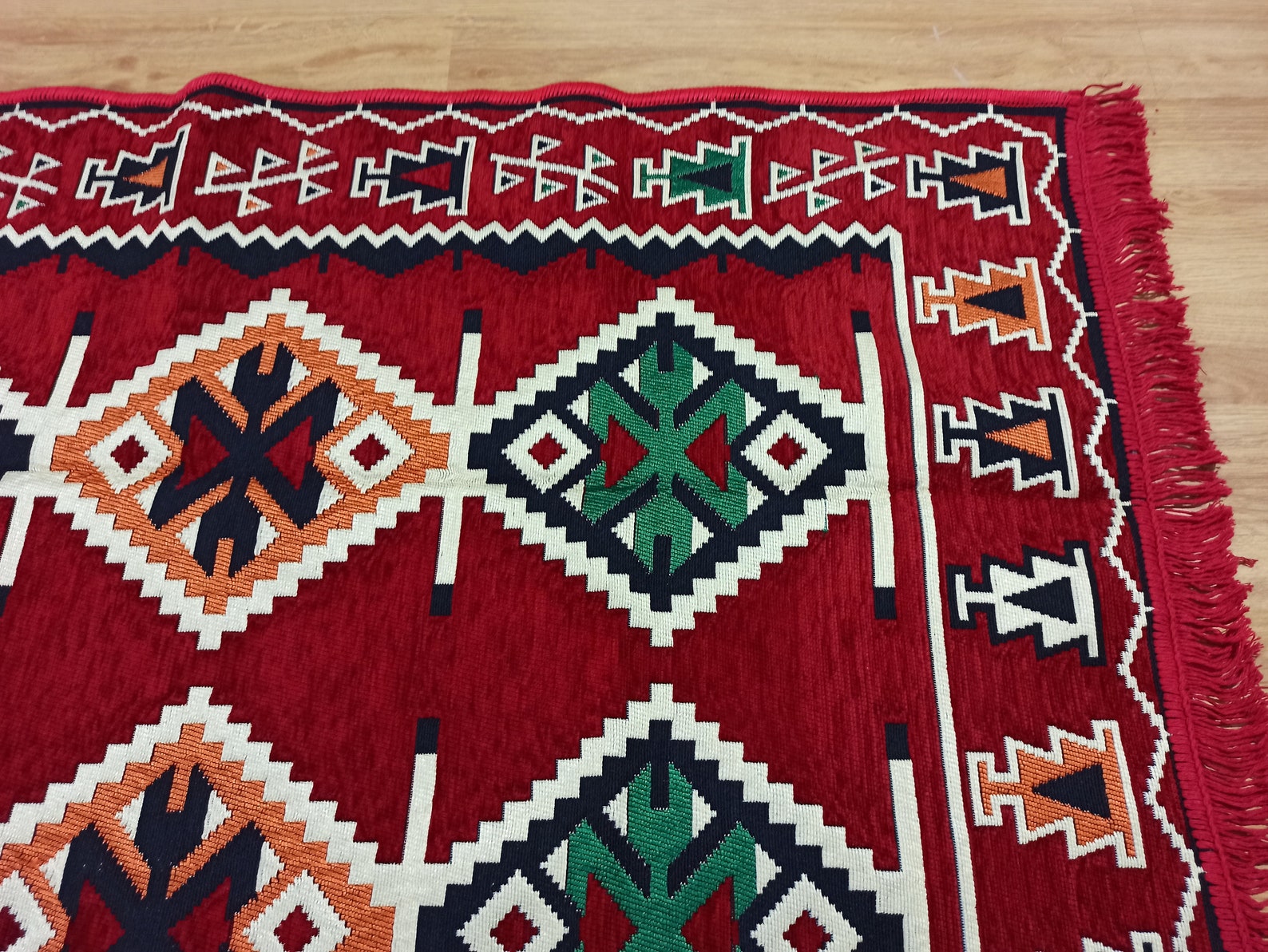 Throw Kilim Rug Red Flatweave Reversible Kilims Machine Etsy Australia