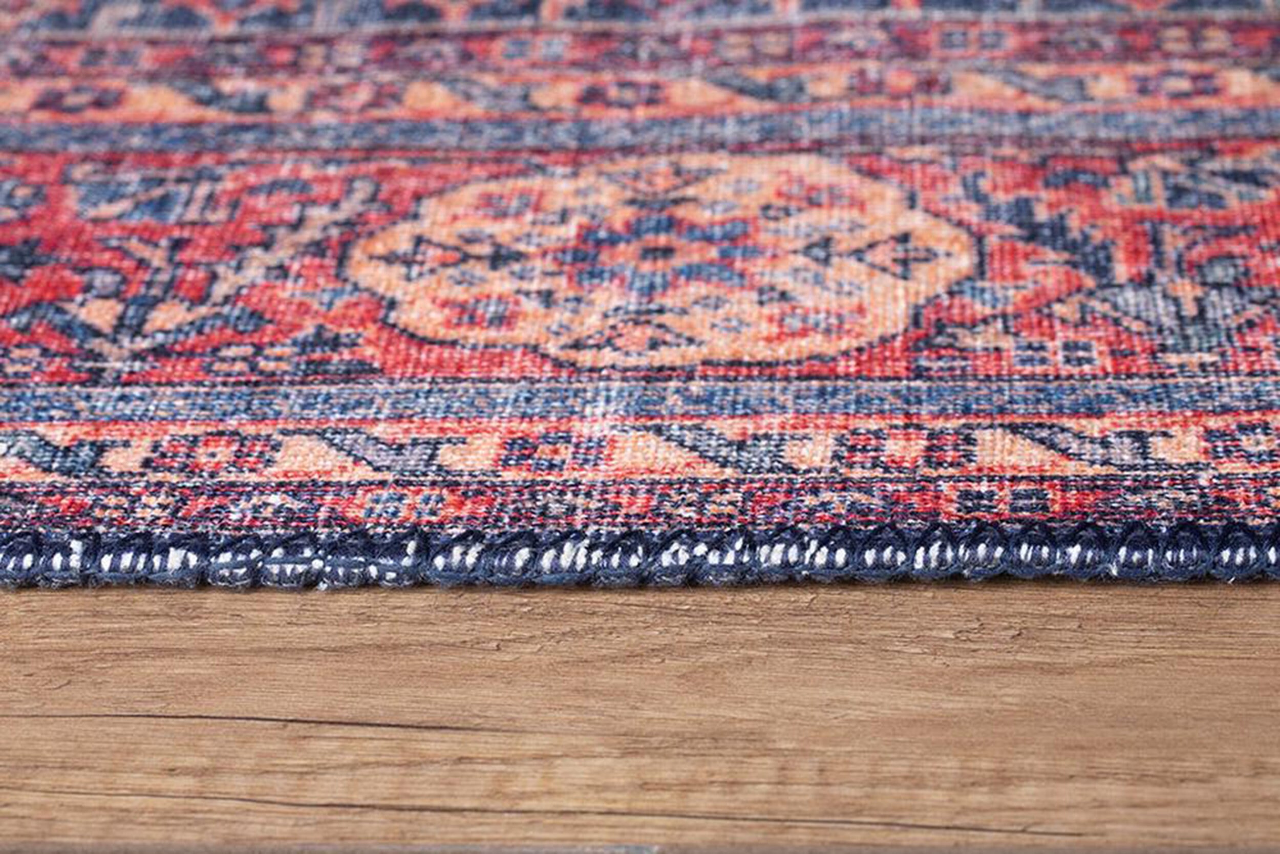 Turkish Navy Blue Rug Vintage Area Rug Medallion Rugs Etsy