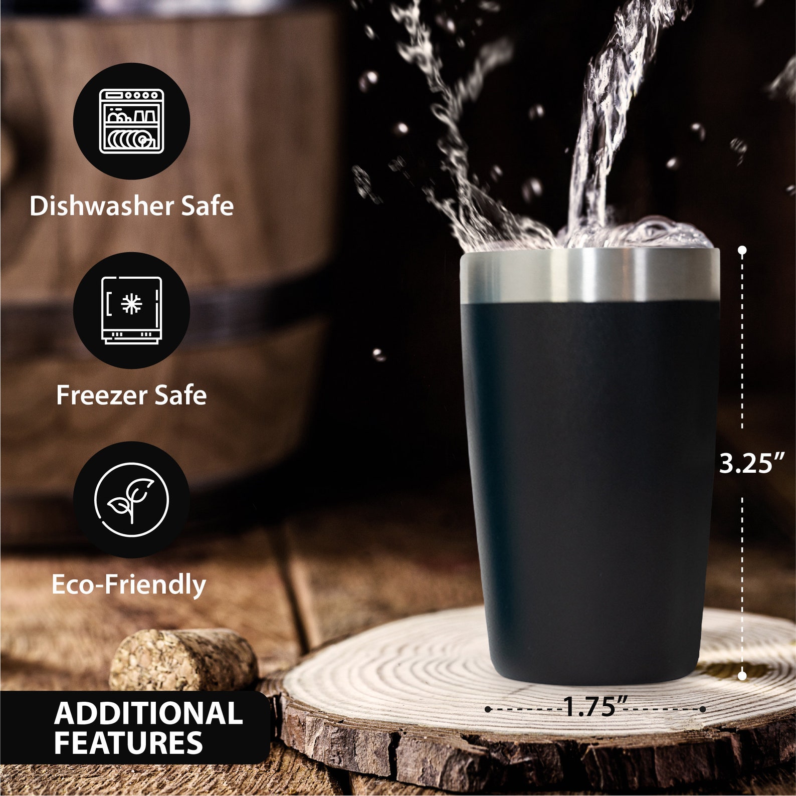 Yeti Dupe Miniature Tumbler Shot Glass Set Stainless Steel Etsy