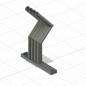 4 pack Axial SMT10 SMT 10 Monster Truck Headers 3D Print