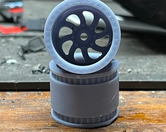 SCX24 / RC4WD American Force Style Rims & dually - STL FILE 1.0