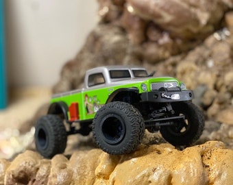 Scx24 turbine style deep dish resin printed rims - STL FILE