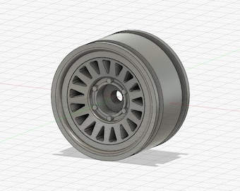SCX24 Method Style Rim 1.0 size - STL Instant Download 3d Printing Axial