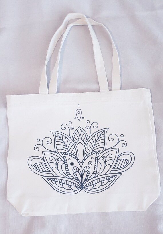 Bolsa de lona con cremallera mediana 16.5 x 13 pulgadas 9.4 pulgadas Asa Bolsa de hombro Natural o Negro Disenos personalizados Etsy Espana