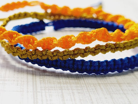 Kids Craft: Rainbow Friendship Bracelets | My Poppet Makes