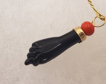 Azabache Amulet black Hand Evil Eye Protection Charm pendant Etsy