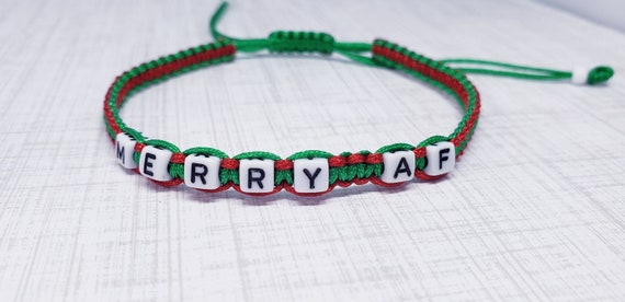 Merry Woven Christmas Bracelets Merry Woven Christmas Bracelets