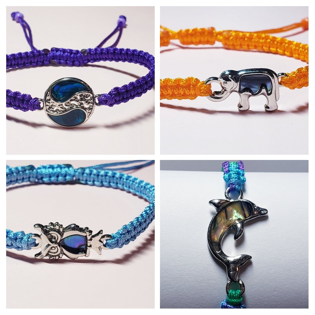 Lucky Animal Symbol | Dolphin - Owl - YinYang - Elephant (trunk up) Silver Tone Charm | Your Choice 