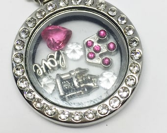 Selection of Musical Theatre Themed Memory Lockets A-G - wide variety available