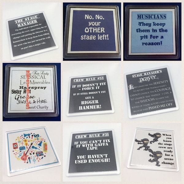 Musical Theatre Themed Coasters