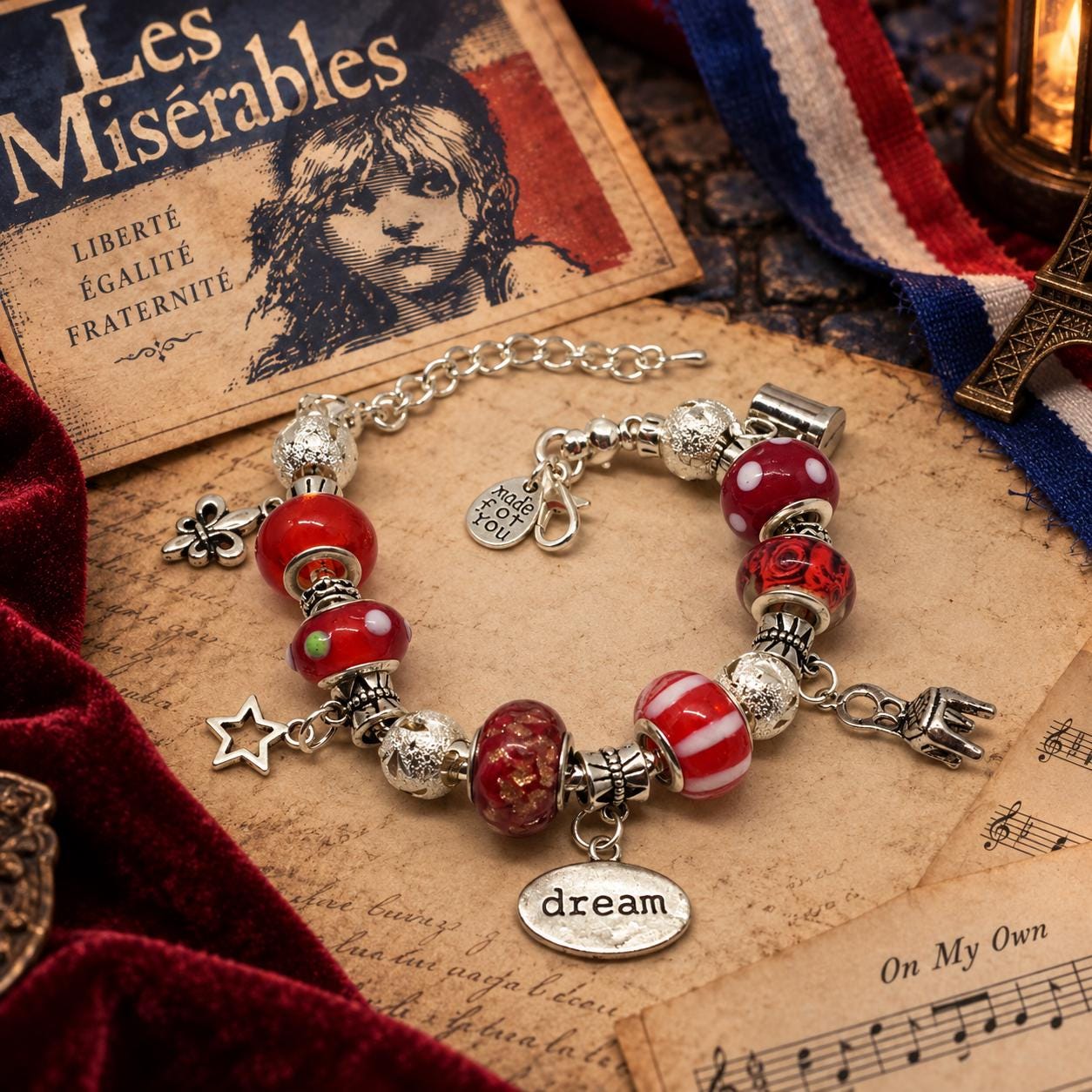 Les Mis Charm - Etsy