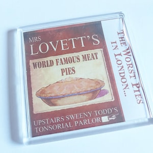 Sweeney Todd Musical Theatre Themed Coasters