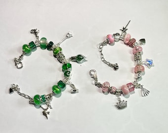 Wicked Glinda and Elphaba Musical Theatre Charm Bracelets