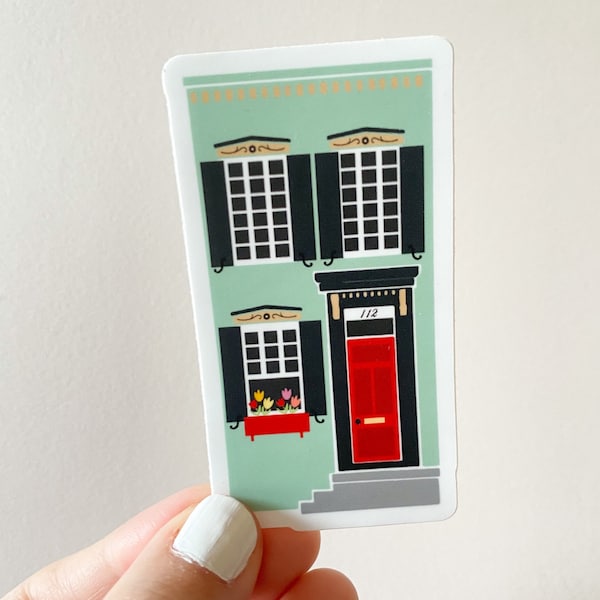 Mint Row House Vinyl Sticker; Local Love; East Coast