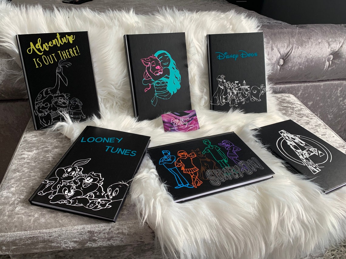 Disney Inspired A5 Hardcover Notebooks Etsy