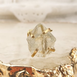 Ring Prasiolite Gold Large
