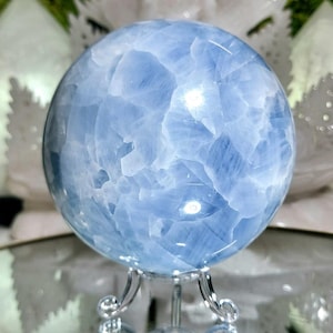 Blue Calcite Sphere