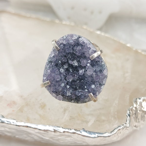 Ring Amethyst Cluster