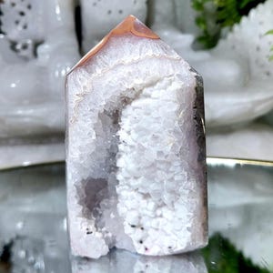 Agate Druzy Tower (colored)
