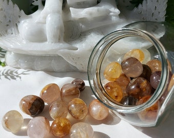 Golden Healer Tumbled Stones