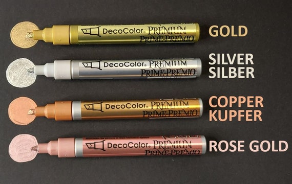 Decocolor Premium Marker Gold Deco Color Marker Etsy UK