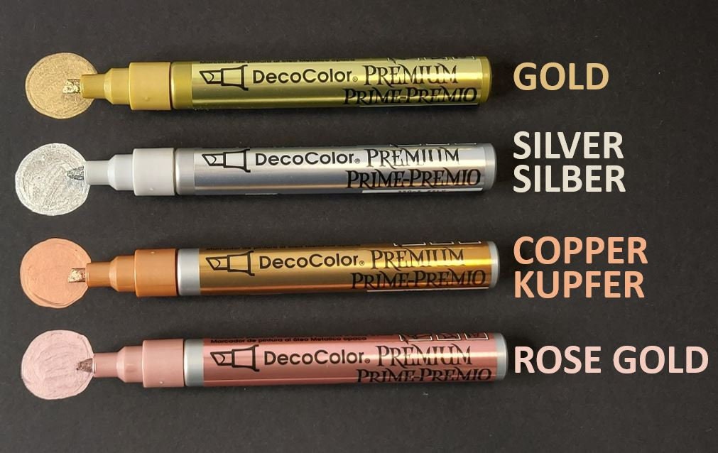 Deco Permanent Marker, line 2,3 , gold, 1 pc