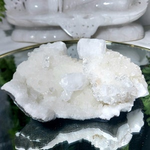 Apophyllite Chalcedony Cluster