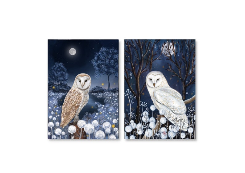 owl art print