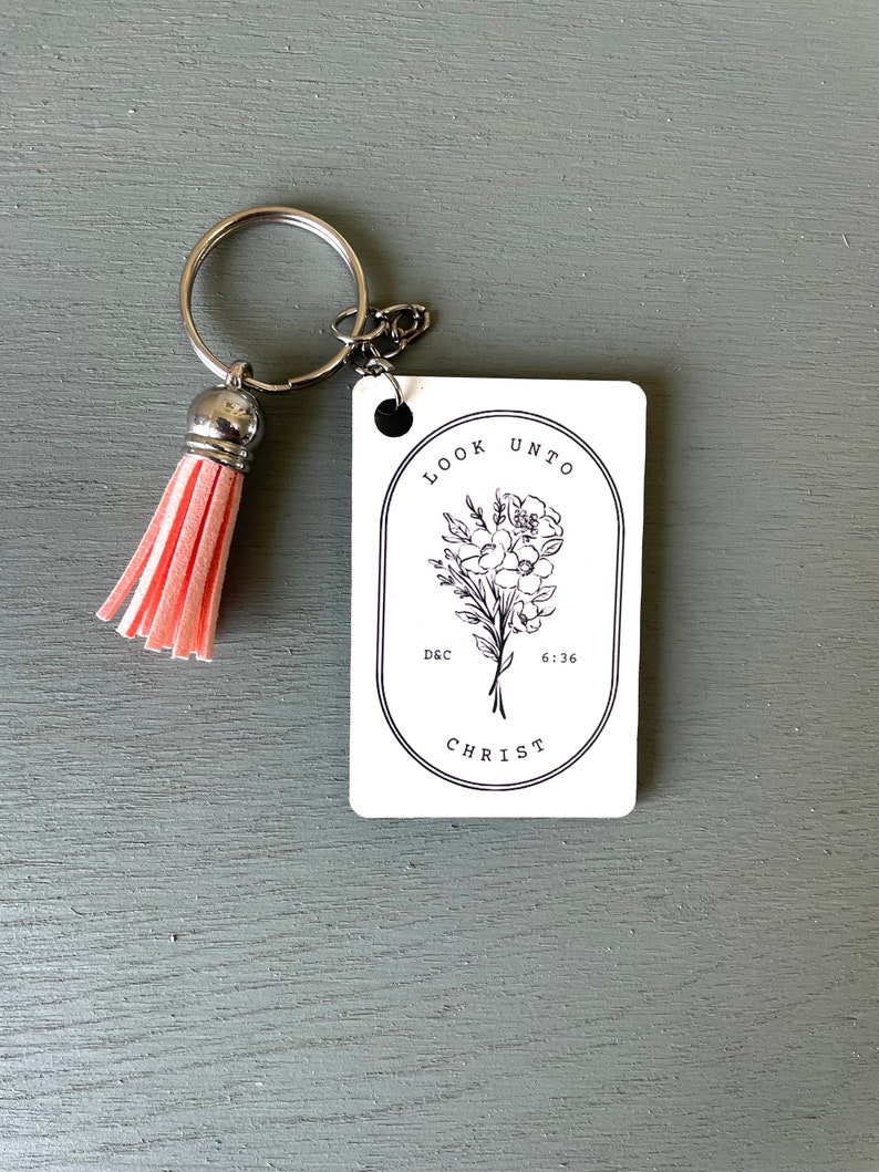 2025 Youth LDS Theme Keychain Look Unto Christd&c 636 Etsy
