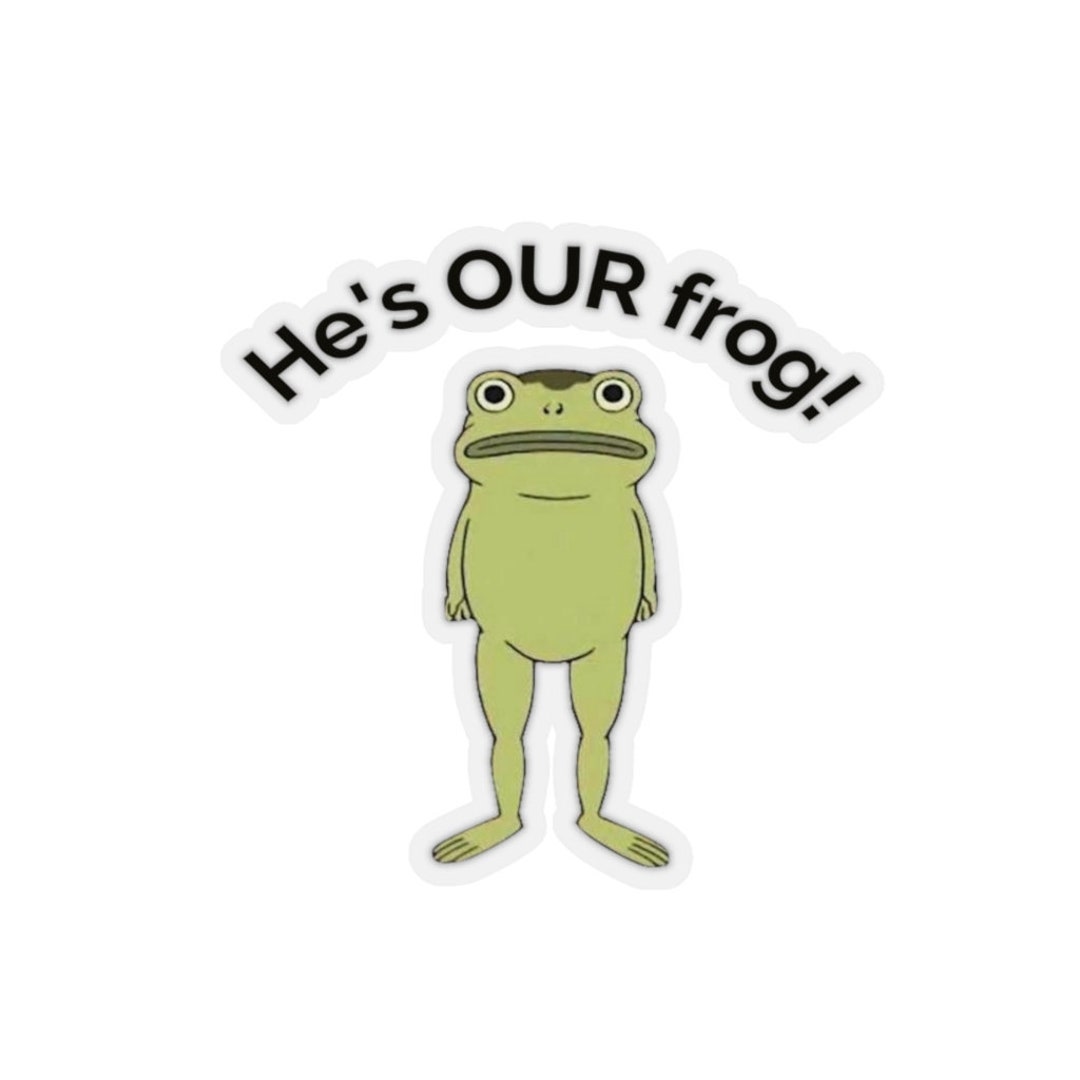 Over the Garden Wall Frog Stickerjason Funderburker Stickerover the